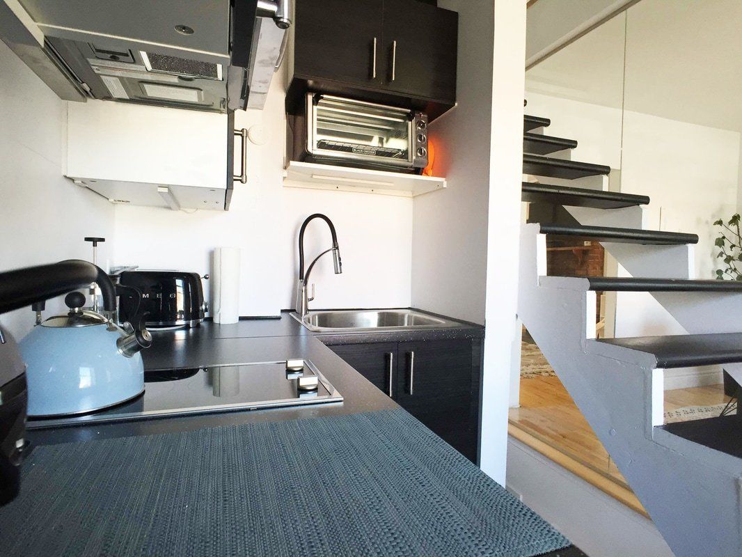 Dúplex familiar | Cocina privada | Cafetera y tetera 