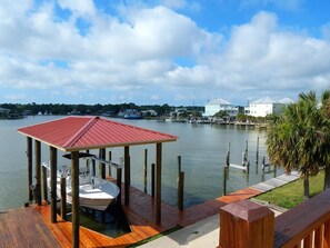 Dock - 015 Red Roof Inn 4 Bedroom Home (Dauphin Island)