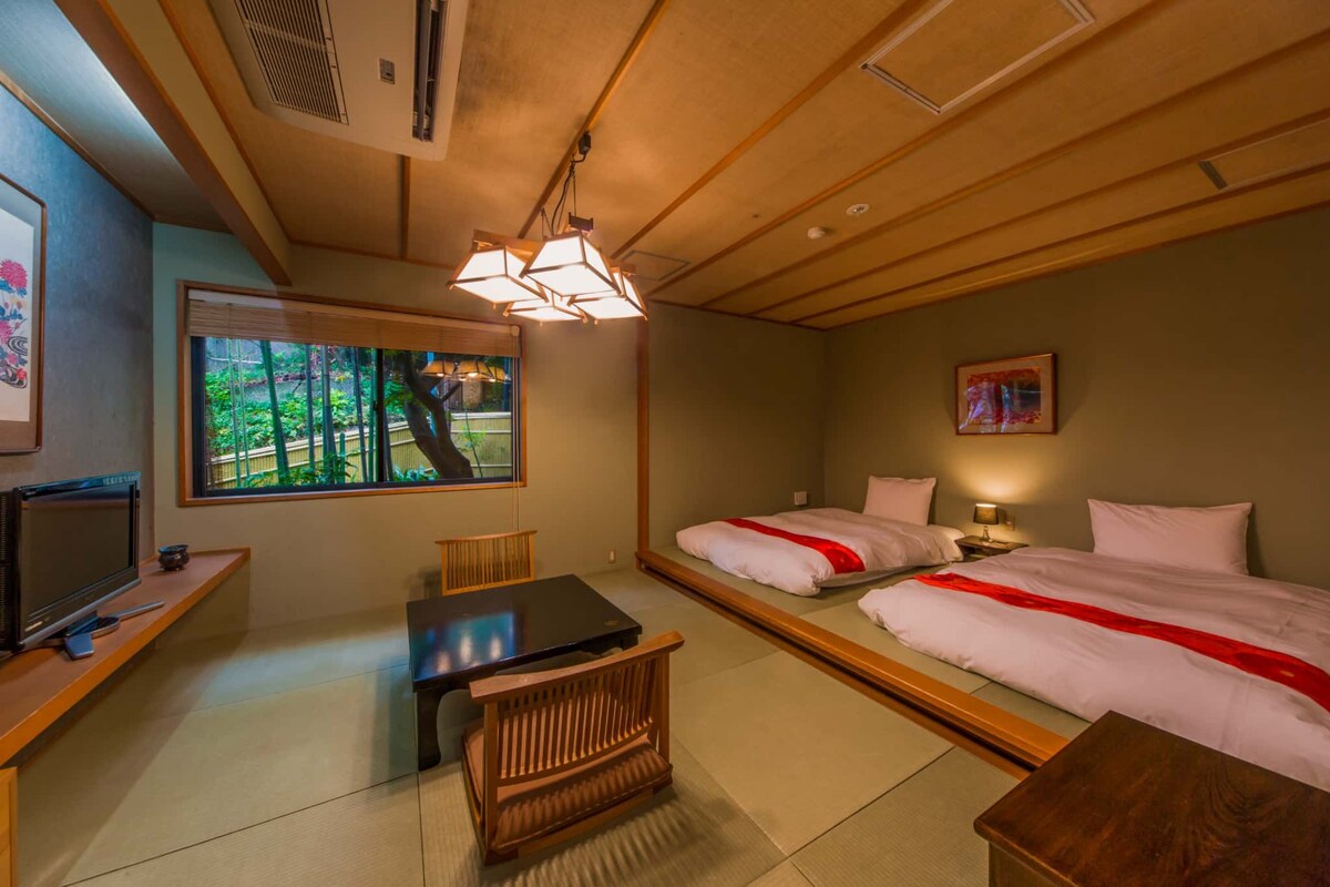 [Hoshi] Japanese-Western Room / 33 m²(Adults Only) [With Semi-Open-Air Hot Spring Bath], Non Smoking | In-room safe, WiFi (free)