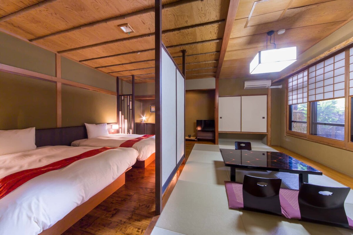 [Botan] Japanese-Western Room / 48 m²(Adults Only)[With Semi-Open-Air Hot Spring Bath], Non Smoking | In-room safe, WiFi (free)