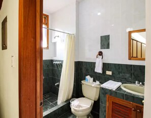 Villa Confort, 3 habitaciones, para no fumadores | Baño | Regadera 