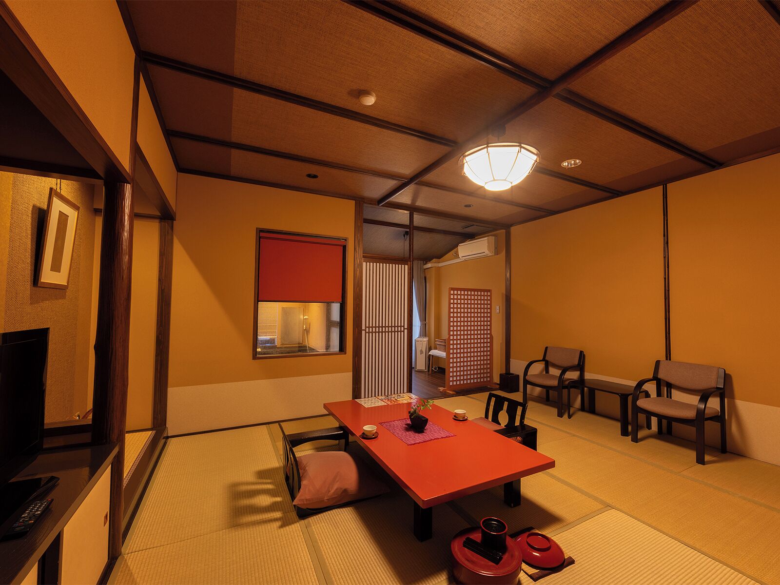 半露天風呂付客室 禁煙 | セーフティボックス (室内)、WiFi (無料)