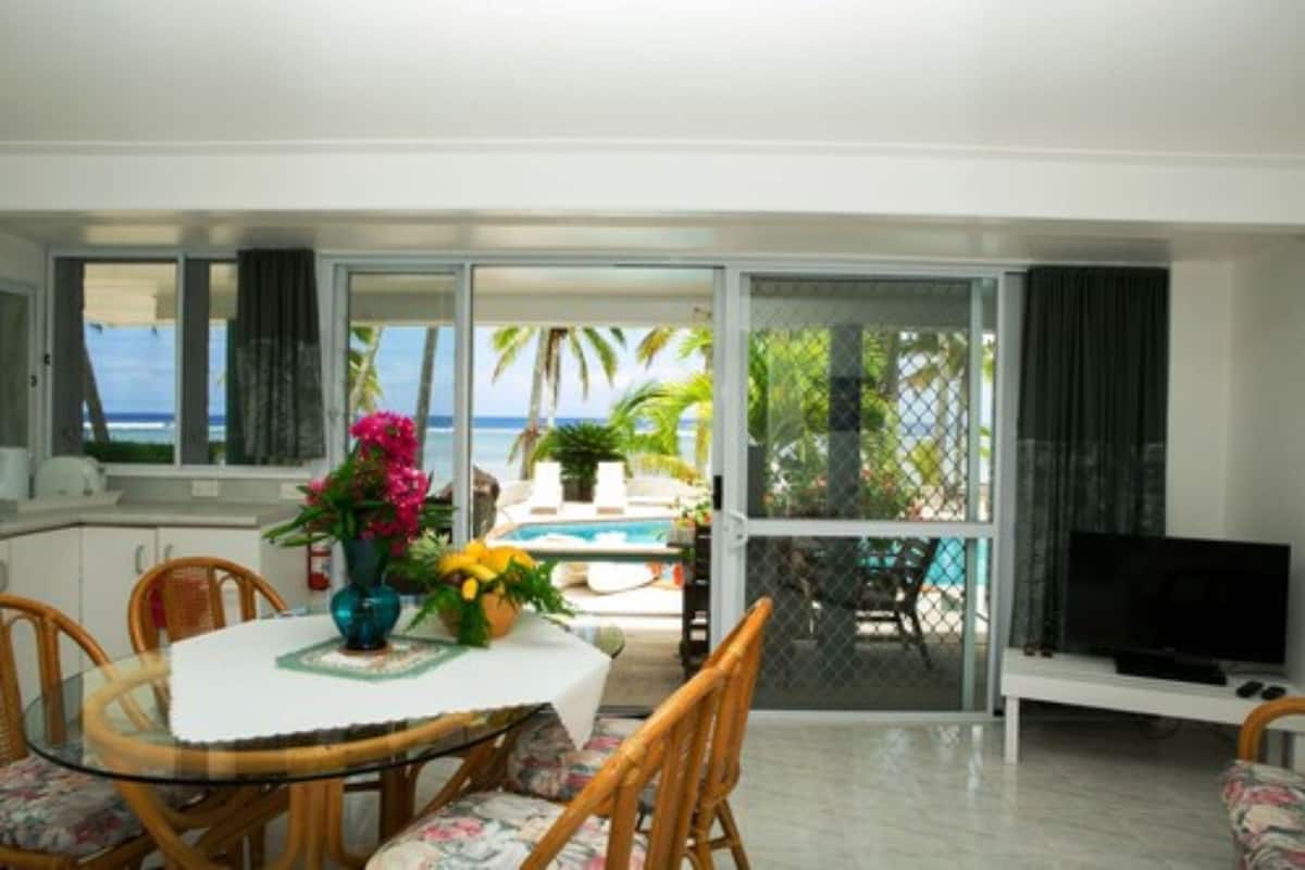 Suite monolocale Comfort, di fronte alla spiaggia | 1 camera, biancheria da letto di alta qualità, una cassaforte in camera