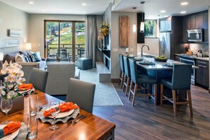 Grand Condo, Balcony (2-Bedroom Colorado) | In-room dining - The Grand Colorado on Peak 8 (Breckenridge)