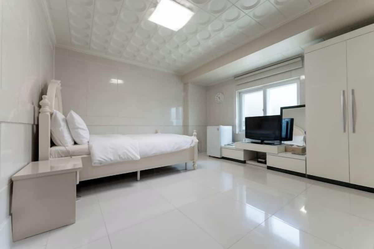 Laptop workspace, iron/ironing board, free WiFi, bed sheets