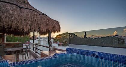 Tired of being stressed? Try the sea/pool/cenote/sun therapy! Huge villa for 15