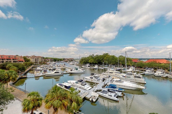 Panoramic View of Shelter Cove Harbour and Marina