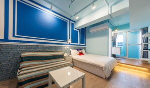 Dobbeltrom – deluxe, balkong, byutsikt | Overnattingsstedets uteområder