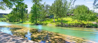 The Guadalupe River right in your backyard! River living at its best!