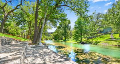 The Guadalupe River right in your backyard! River living at its best!