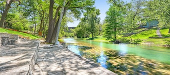 The Guadalupe River right in your backyard! River living at its best!