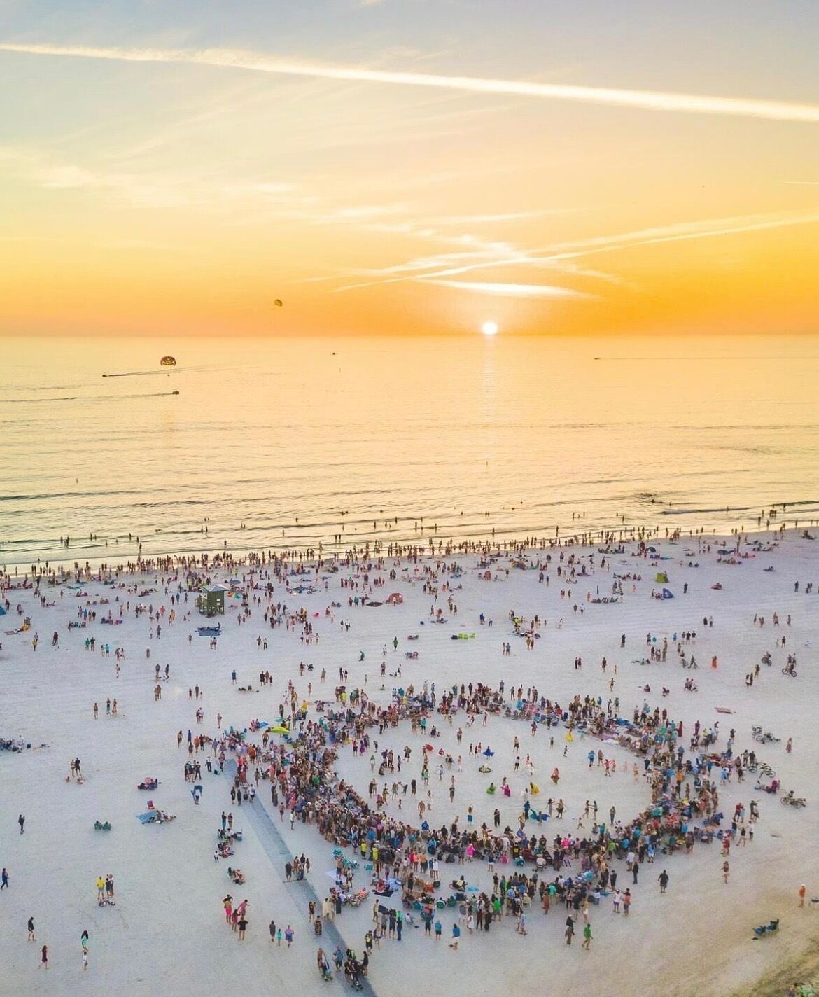 Na praia 