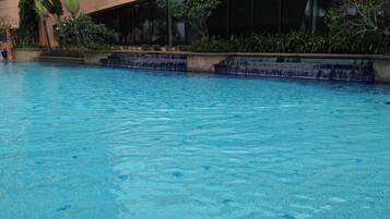 Indoor pool, outdoor pool