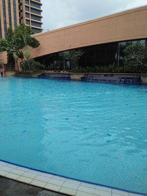 Indoor pool, outdoor pool