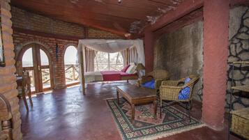 Standard Double Room, Valley View | Individually decorated, individually furnished, desk, bed sheets