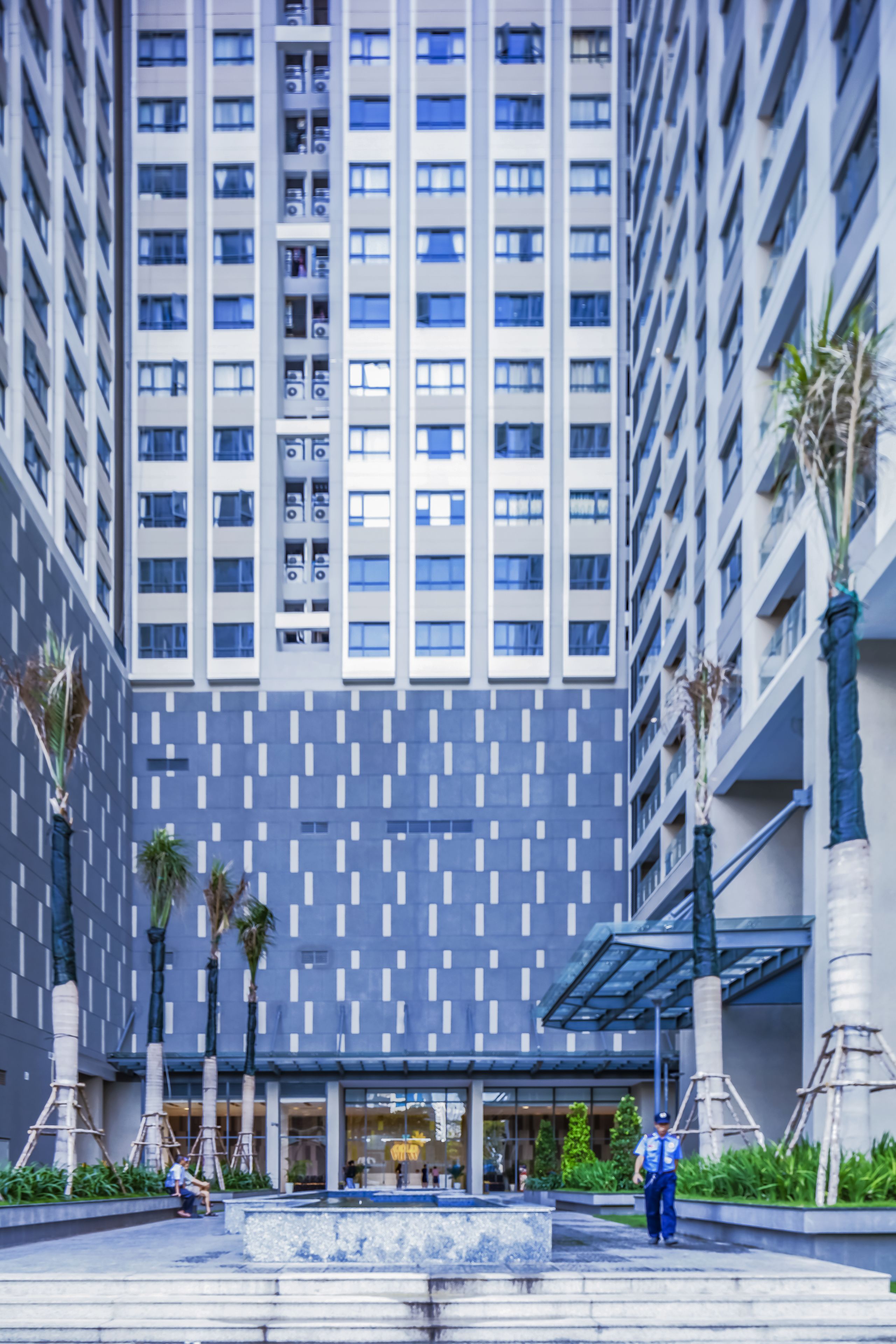 Voorkant van accommodatie