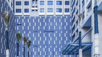 Voorkant van accommodatie