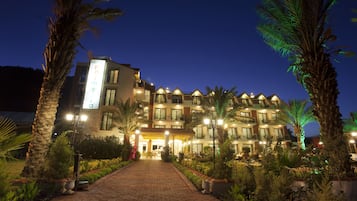 Front of property – evening/night