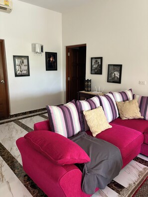 TV, DVD player, stereo