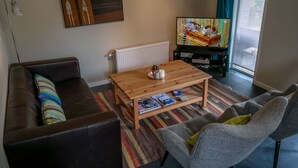 TV, books, stereo - 6 persons - Holiday home with partially covered terrace and large open kitchen (Anjum)