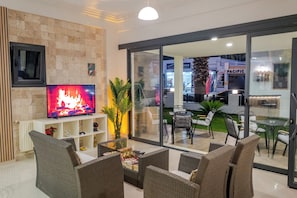 Sala de estar en el lobby