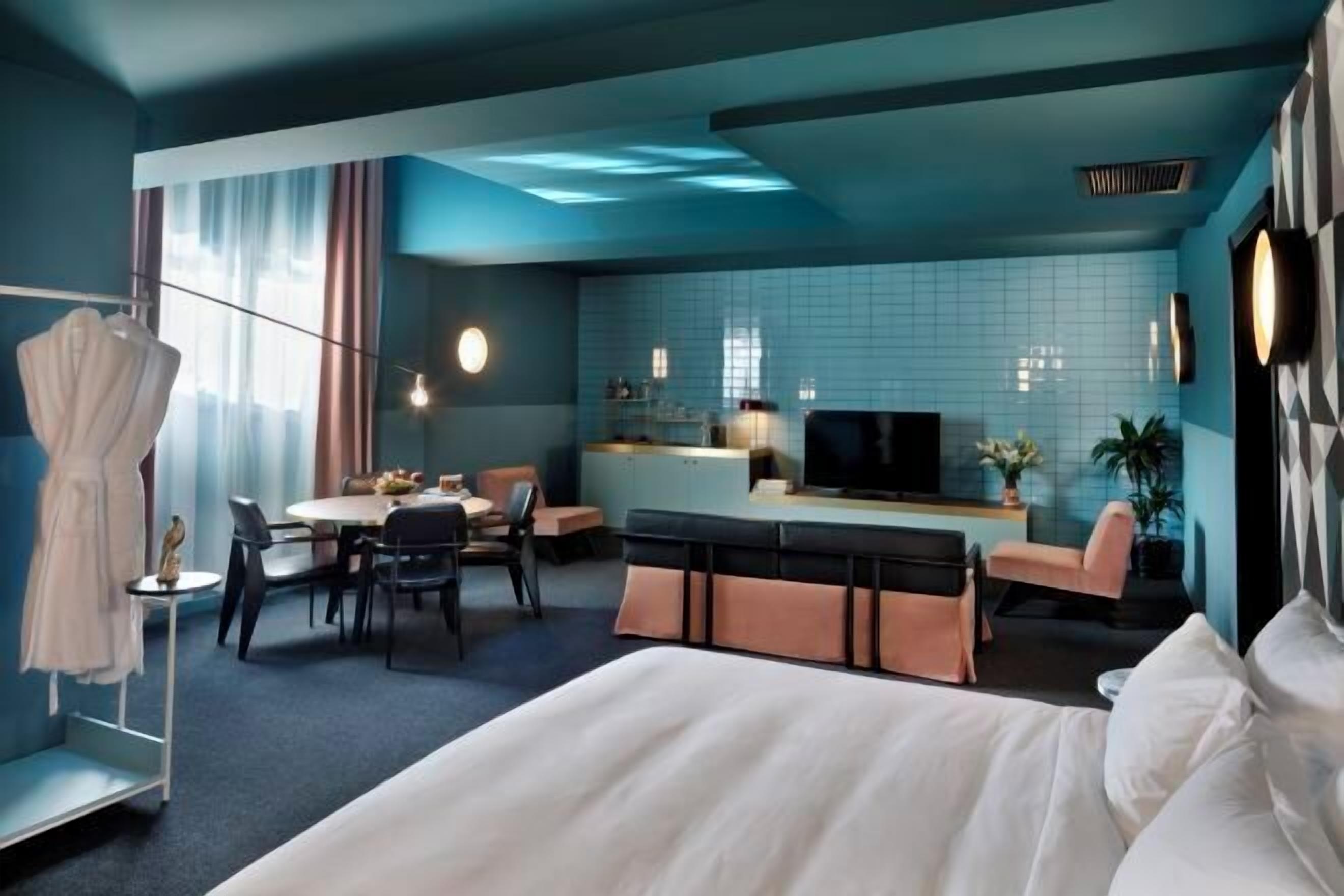 1 habitación, ropa de cama hipoalergénica y minibar 