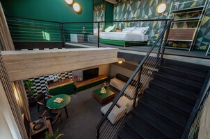 Habitación ejecutiva, 1 habitación | 1 dormitorio, ropa de cama hipoalergénica, minibar y caja fuerte