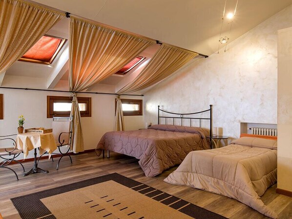 Minibar, desk, free cots/infant beds, free WiFi