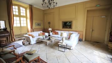 Sitteområde i lobbyen