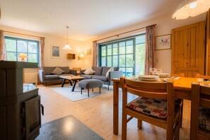 TV, fireplace - Apartment ground floor (ID 312), Germany (Sankt Peter-Ording)