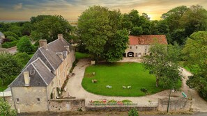 Aerial view - Le Manoir de Crépon (Crepon)