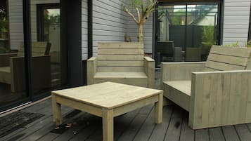 Romantische tweepersoonskamer, en-suite badkamer (Le Lodge) | Exterieur