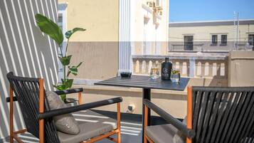 Standaard tweepersoonskamer | Uitzicht vanaf balkon