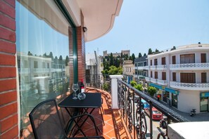 Deluxe Apartment, 2 Bedrooms (Galini) | Balcony view - Danezis City Stars (Rhodes)