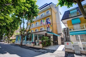 Façade de l’hébergement