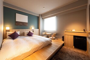 ダブルルーム 禁煙 | 遮光カーテン、WiFi (無料)、ベッドシーツ