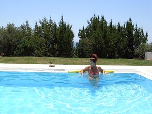Pool - Villa Chevalier at Kiotari Beach,  south of Lindos (Dodekanissos)