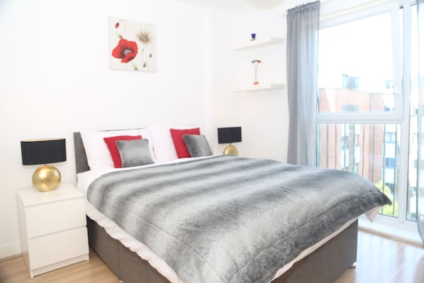 2 habitaciones y ropa de cama de alta calidad