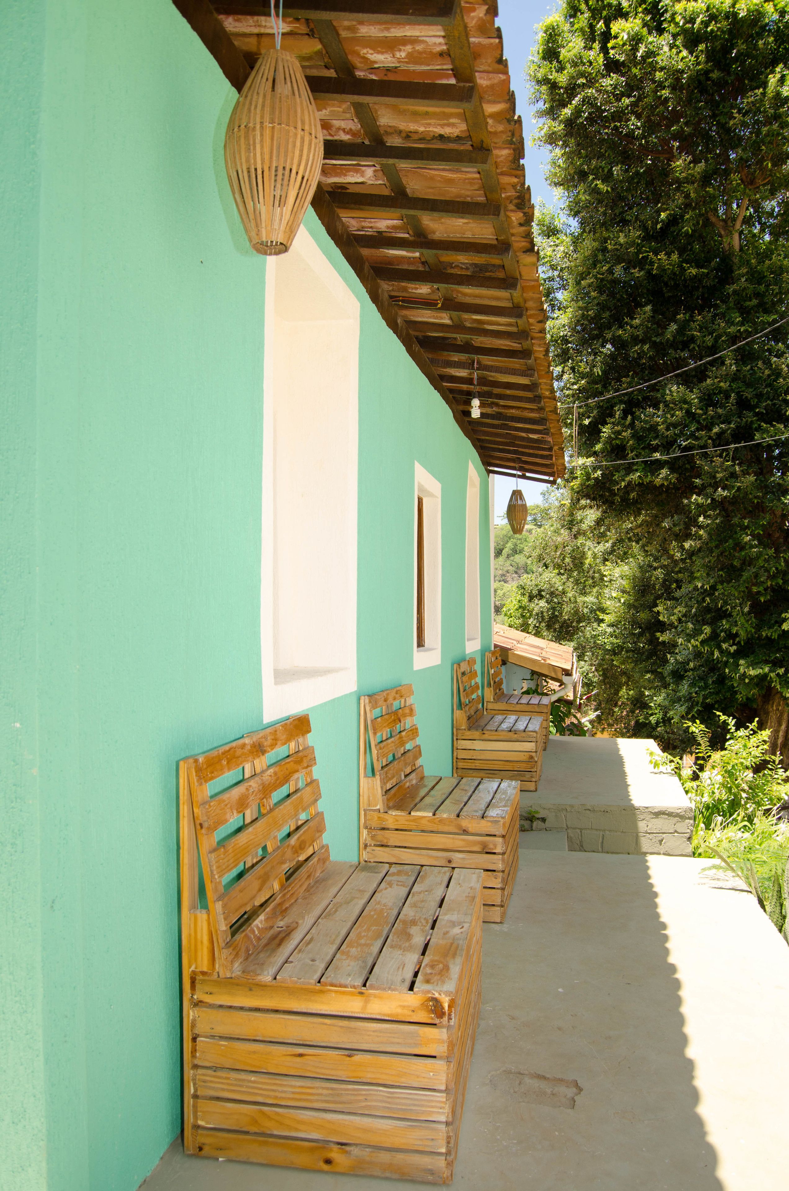 Blick von der Unterkunft