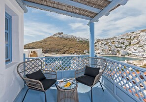 Habitación Deluxe con 1 cama doble o 2 individuales, vistas al mar (Liagori) | Vistas al mar
