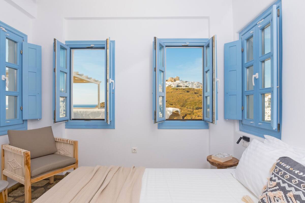 Deluxe Double or Twin Room, Sea View (Liagori)