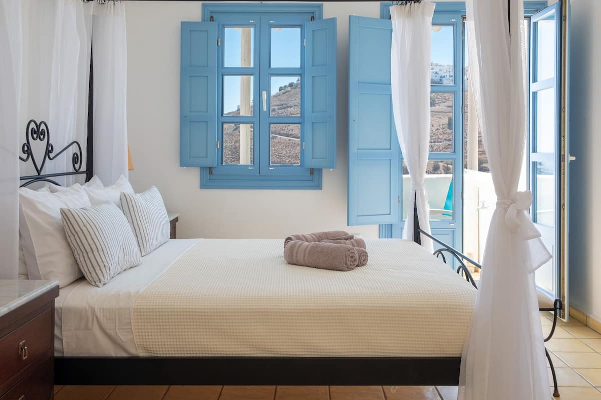 Deluxe Double Room Sea View (Evlimeni)