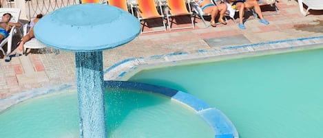 Indoor pool, seasonal outdoor pool