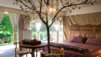 Tent | Premium bedding, down comforters, minibar, desk