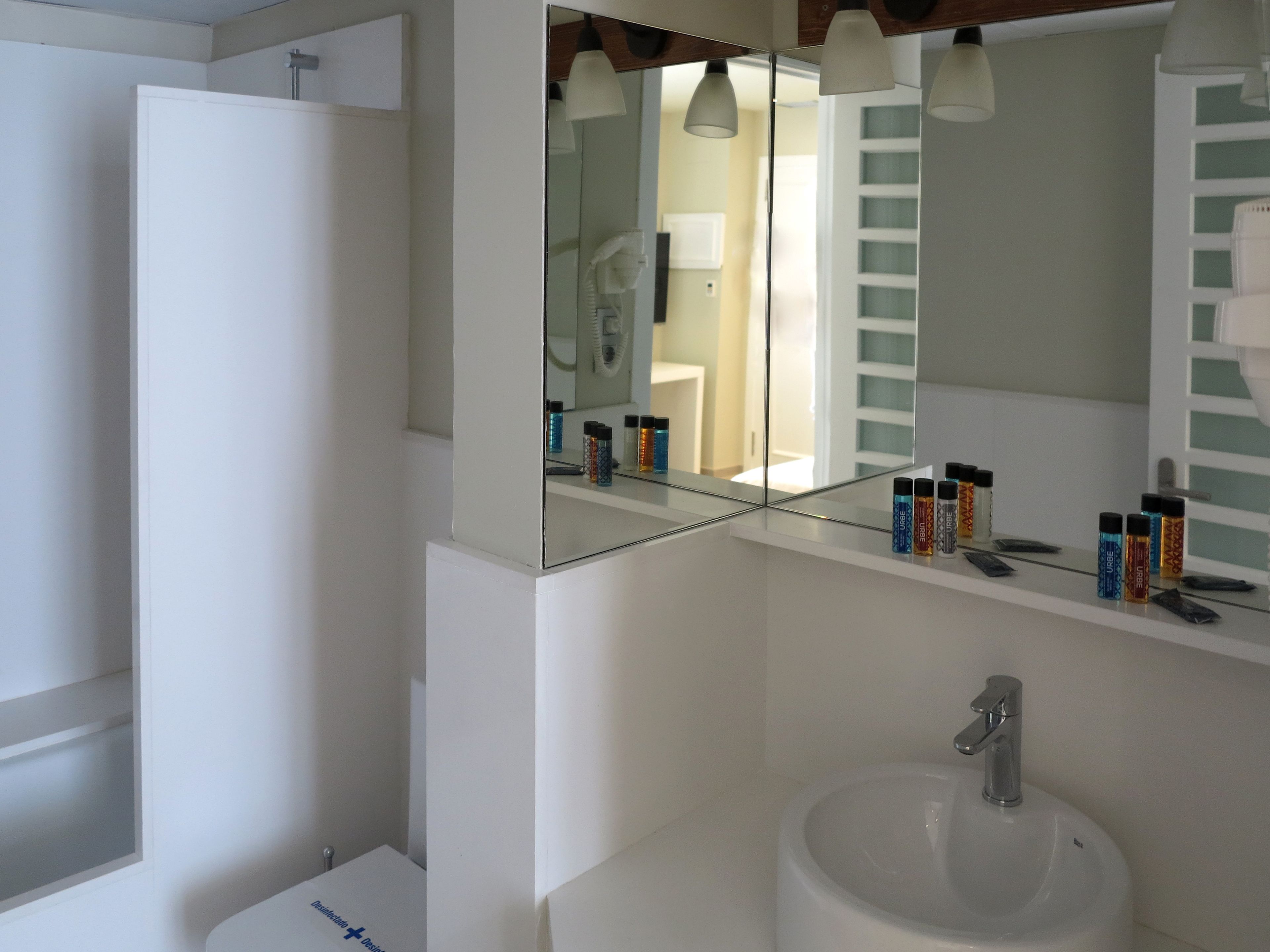 suite | bathroom | hair dryer, towels