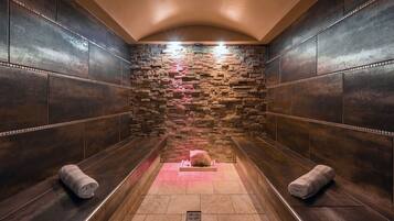 Sauna, hammam, soins corporels, massages aux pierres chaudes