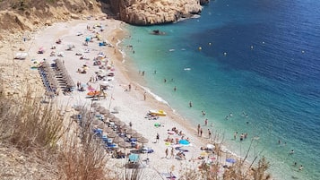 Ligstoelen, strandlakens