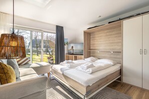 1 室のベッドルーム、WiFi、ベッドシーツ