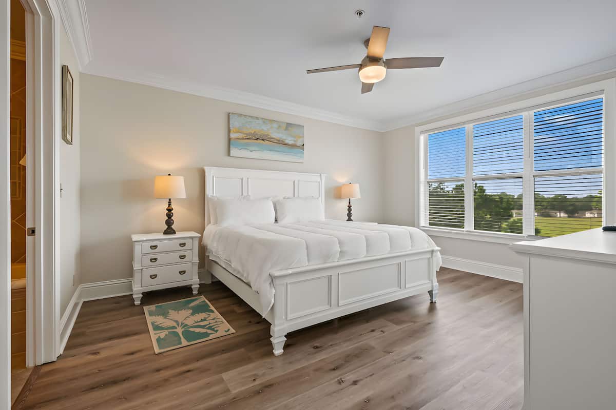 1 bedroom, premium bedding, individually decorated