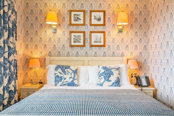 Premium bedding, in-room safe, individually decorated, desk